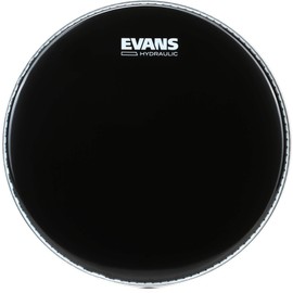 2-Pack Evans Hydraulic Black Drumhead - 12 inch Value Bundle