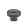 Ganter Normelemente High knurled nut, DIN 466-M6, burnished steel, pack