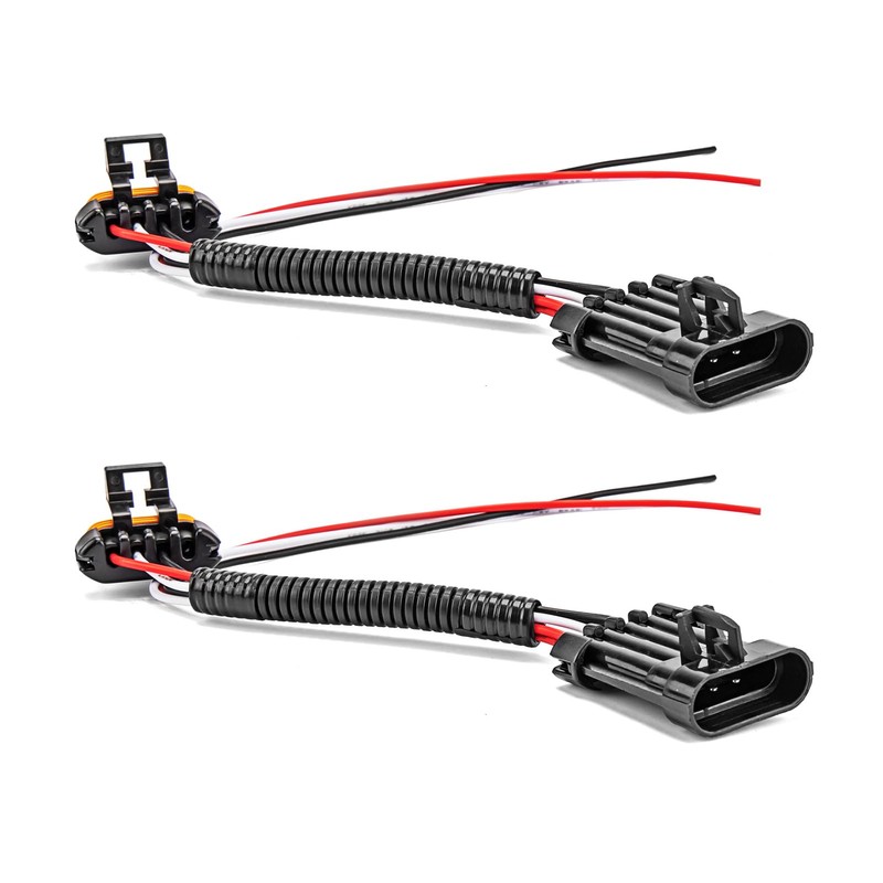 WeiSen 2PCS Plug & Play Tail Light Auxiliary Whip Power