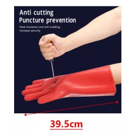 generic 1 Par De Guantes Eléctricos Aislados Clase De Goma 12kv