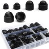 Saipor 145pcs Plastic Dome Bolt Nut Protective Cap Cover Hex