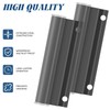 CroBlissful 4 Sets Hinge Leaf for Screen Doors Gray Upper