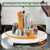 Marble Lazy Susan, 16 in Lazy Susan Turntable Organizer for