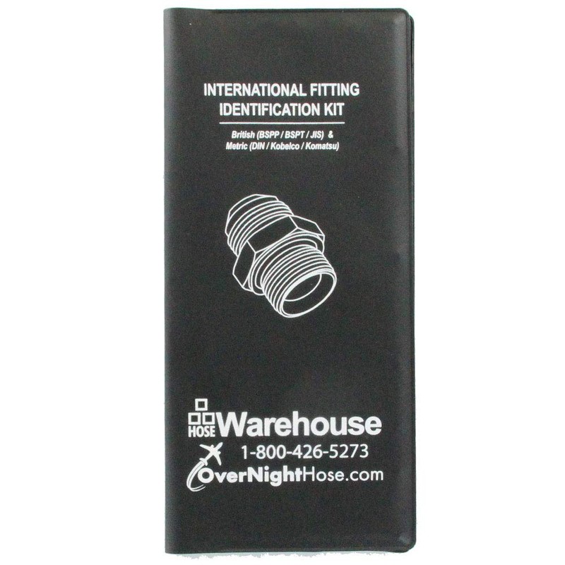 HoseWarehouse Brand TGK01-HW International Thread Identification Kit w/Adaptall Gauges (British
