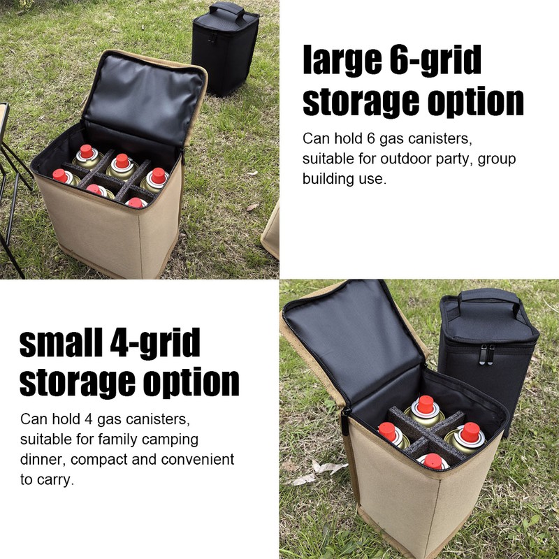 Camping Gas Tanks Storage Bag Portable Fuel Cylinder Protective Case