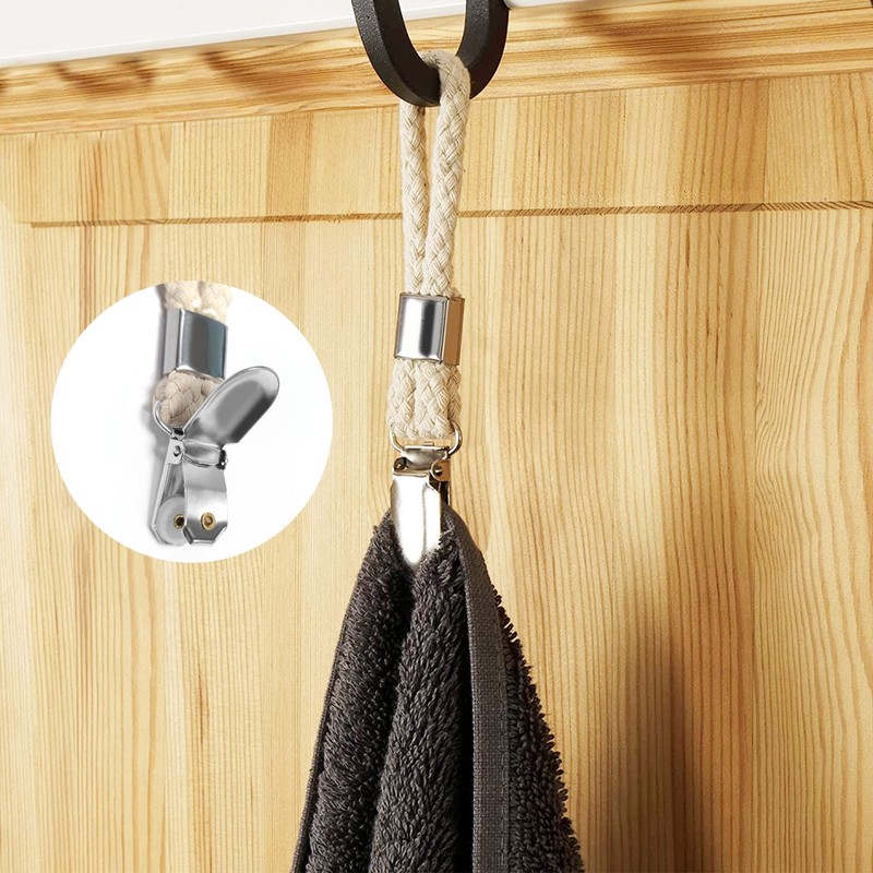 Meanju Hanger for towels, 5 pieces towel clip, towel hanger