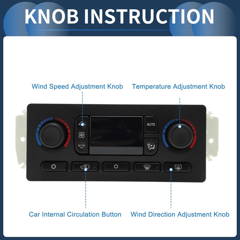 INFINAUTO No.15832311 Climate Control Module for Hummer H2 2003-2007 Heater