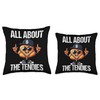 All About the Tendies Throw Pillow