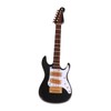 NOLITOY Mini Electric Guitar Model Black Miniature Guitarra Decor with