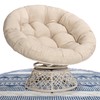 Bme Papasan Chair, Sephia Sand-White Base