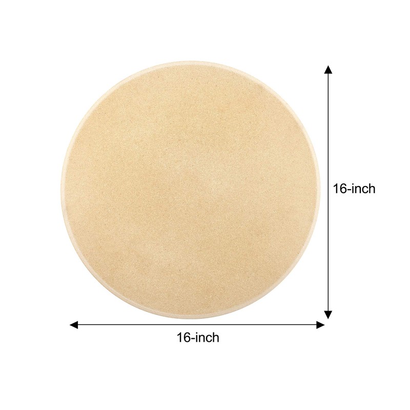 Cook N Home Pizza Grilling Baking Stone with Scraper, Heavy
