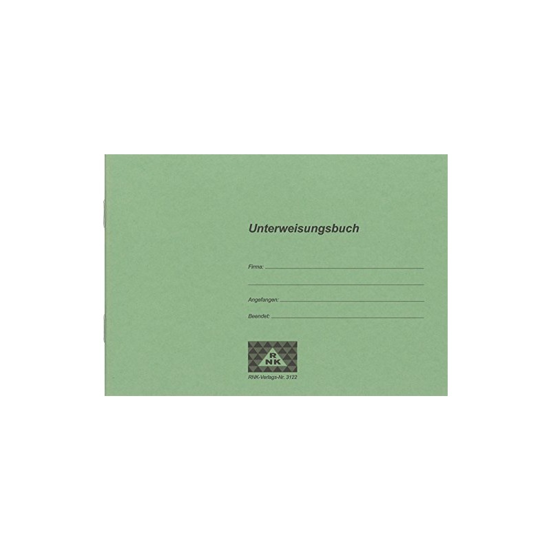 RNK 3122 Instructions for Betriebliche Injury Prevention, 48 Pages A5