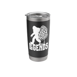Bigfoot Morel Mushroom Design – Forager Forest Legend Stainless Steel Insulated Tumbler