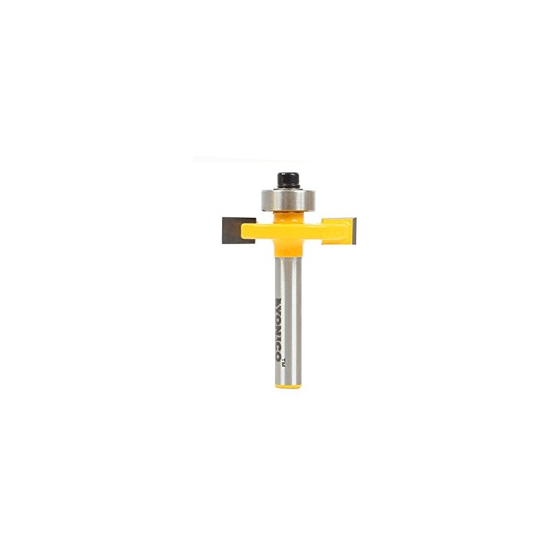 YONICO Slot Cutter Router Bit 1/4-Inch Height X 3/8-Inch Depth