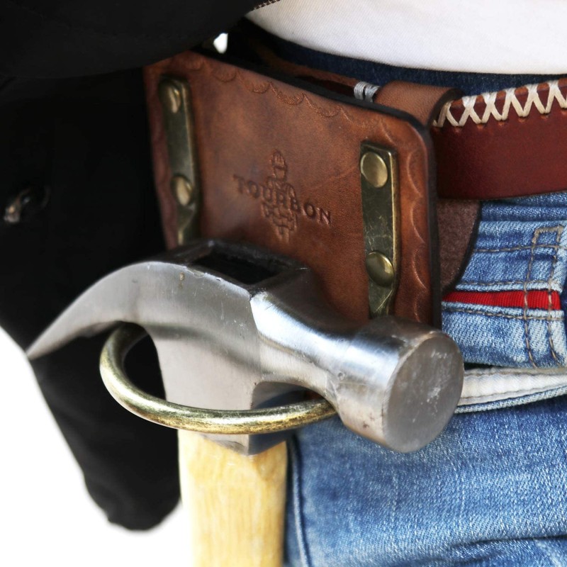 Tourbon Fixed Hammer Holder Lightweight Leather Snips Cutter Pliers Axe