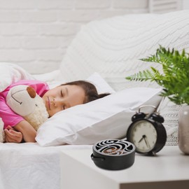 Mosquito Coils Holder Metal Incense Holder with Lid Handle Small Vintage Pattern Coil Incense Burner Box for Indoor Outdoor, with Cleaning Brush