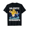 Majestic Mergrandpa Mermaid Grandpa Merman Merfolk Merpeople T-Shirt