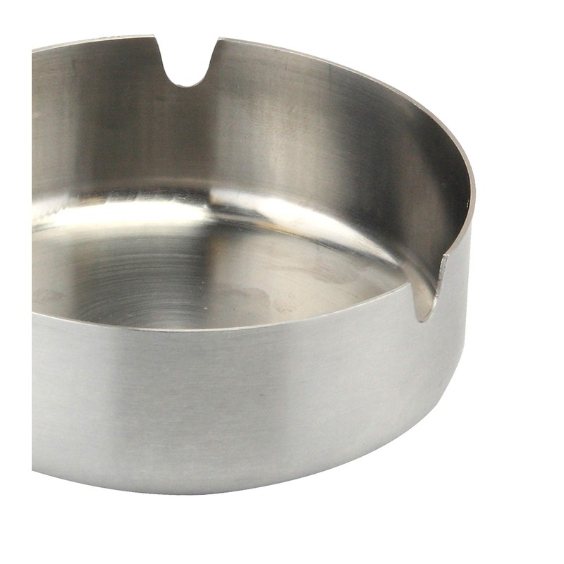 Apollo Stainless Steel 10cm Round Ash Tray Ashtray (1)