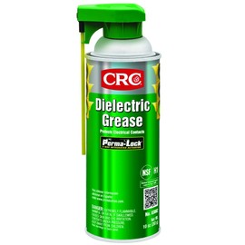 CRC Dielectric Grease 03082 – 10 WT OZ, NSF H1 Registered Non-Curing Silicone Compound for Electrical Components in Food and Beverage Industry