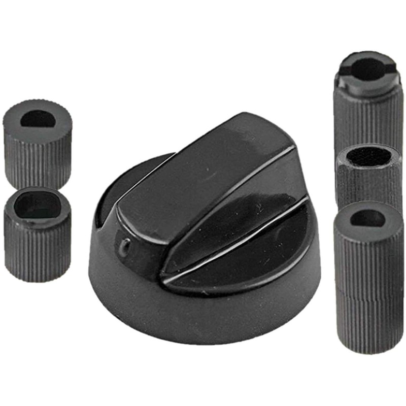 Utiz Universal Black Control Switch Knobs For All Makes And