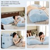 Wedge Headboard Pillow - Bed Wedge Pillow for Headboard Triangular