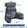 FXXUDVNIIN Back Pillow for Bed Sitting Up: Reading Pillow with