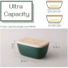 Dowan Butter Dish - Forest Green