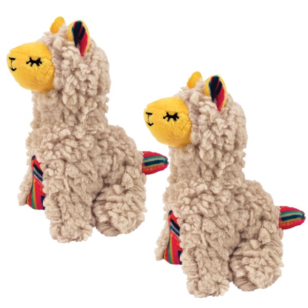 KONG Softies Buzzy Llama Cat Toy – Spinning, Humming Interactive