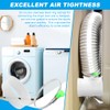 4" Dryer Vent Connector Kit with 90° Elbow - Heat-Resistant,