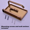 TRUSTMI Toilet Paper Holder with Phone Shelf, Bronze Bathroom Accessories