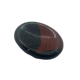 African Bloodstone Thumb Worry Stones Metaphysical Gemstone Crystal Healing Reiki Men Women Gift Feng Shui Positive Energy Love Wellness Palm Stones Wicca Powerful