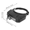 1.5X 3X 9.5X 11X Head Wearing Magnifier Multi Functional LED