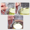 ZIOYANE 3Pcs Manual Can Opener, Silver Stainless Steel Multifunctional Kitchen
