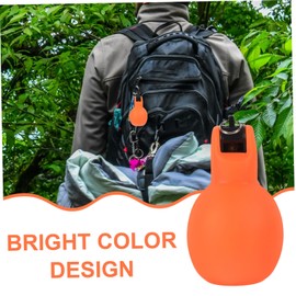 Kisangel Pack Camping Essentials Outdoor Survival Whistle Squeeze Whistle for Emergency Multi-Function Hand Squeeze PVC Survival Gear