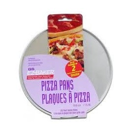 EZ Baker 8 Heavyweight Steel Bakeware Pizza Pans (by EZ Baker