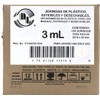 DL Caja De 100 Jeringas 3 mL Con Aguja 22