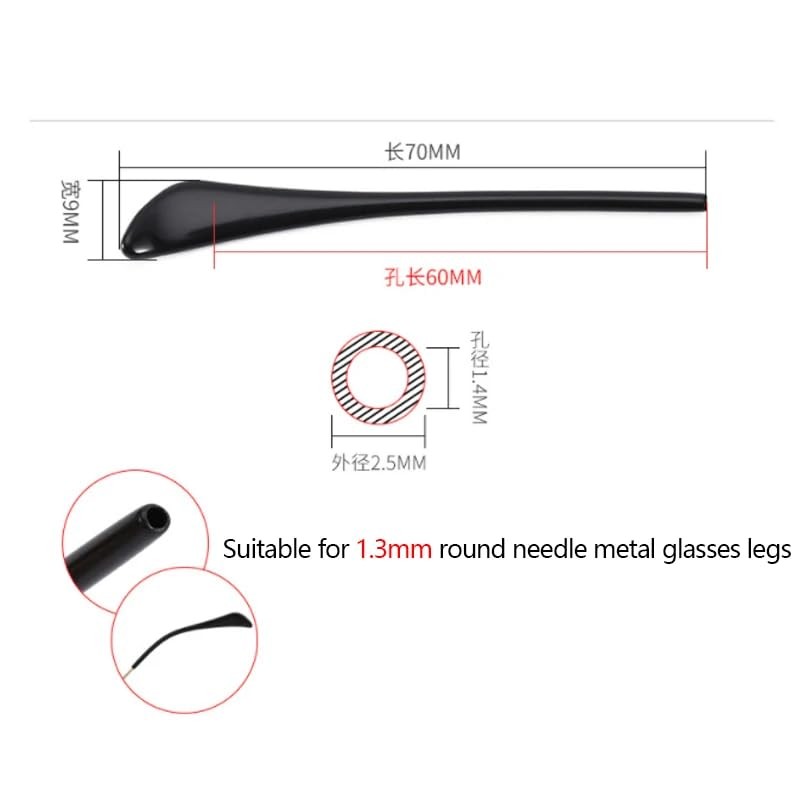 Sunglass Replacement Temple End Tips,Glasses Anti Slip Ear Socks Piece