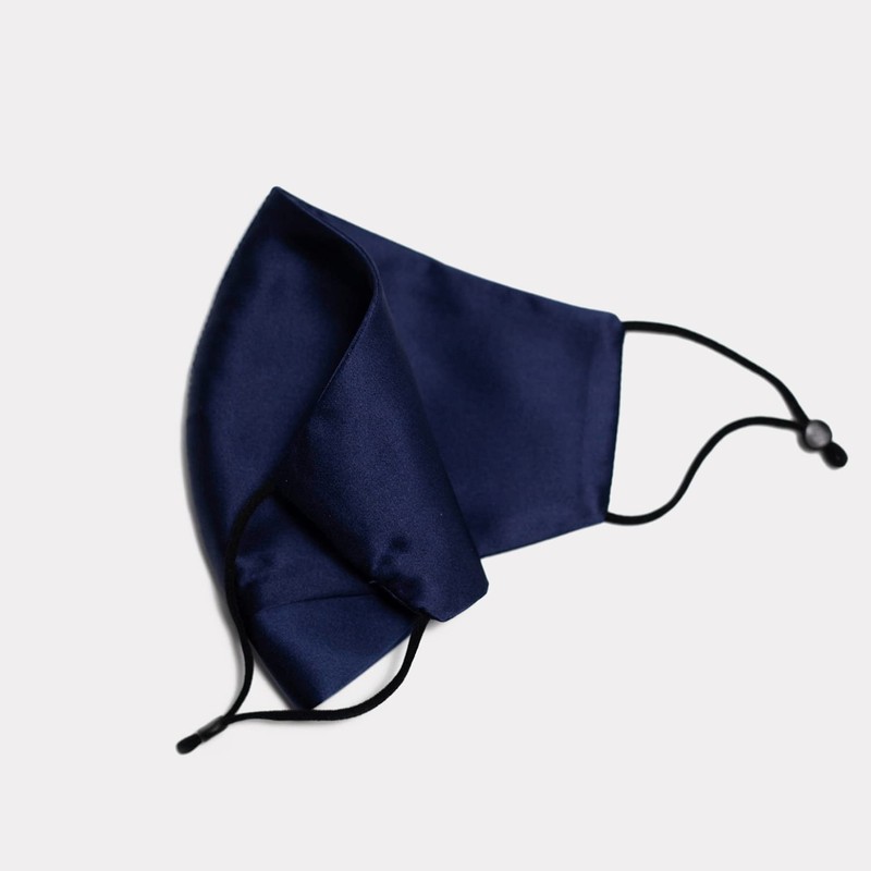 Pure Mulberry Silk Face Mask with Nose Wire 2 layers.
