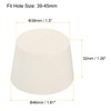 sourcing map Rubber Tapered Plug 38mm to 46mm Solid Test