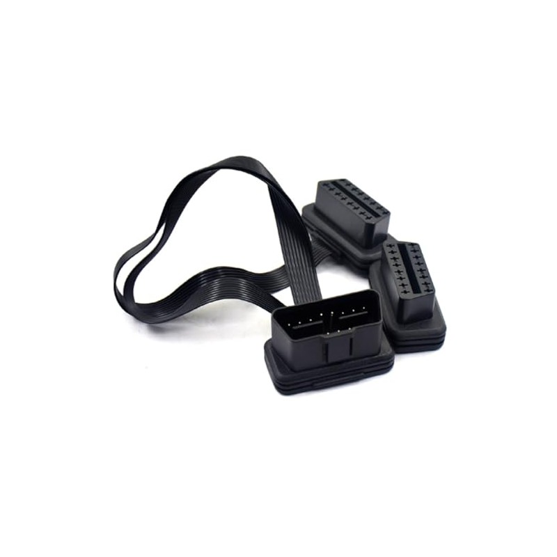 OBD2 Splitter Cable, 11.8 inches (30 cm), Flat Cable Specifications