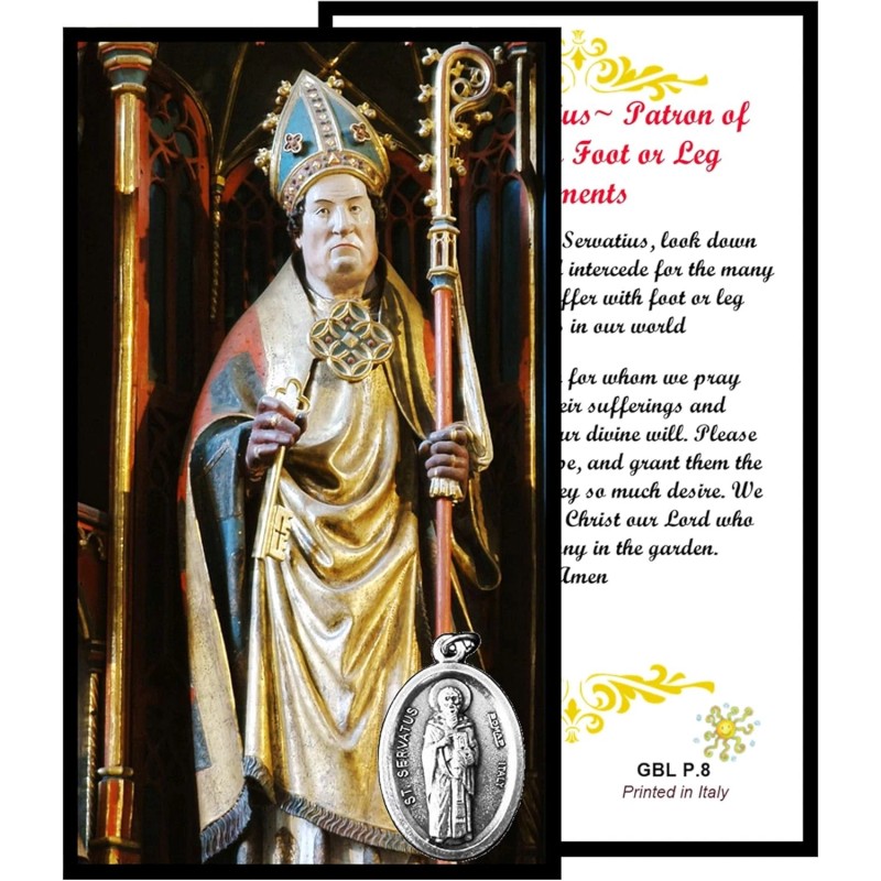 Saint Servatus Servatius Patron of Those Suffering of Rheumatism Foot