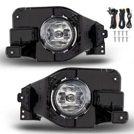 RAPOOSANS Driving Fog Lights Lamps Assembly Kit for 2013 2014 2015 Ford Explorer Fog Light Replacement with H11 12V 55W Halogen Bulbs Switch and Wiring Kit