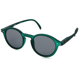Ijipiji Junior Sunglasses for Kids #D Model Boston (Green/Gray), green/grey