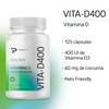 Vitamina D 3, 125 cápsulas con 400 UI colecalciferol VITA-D400