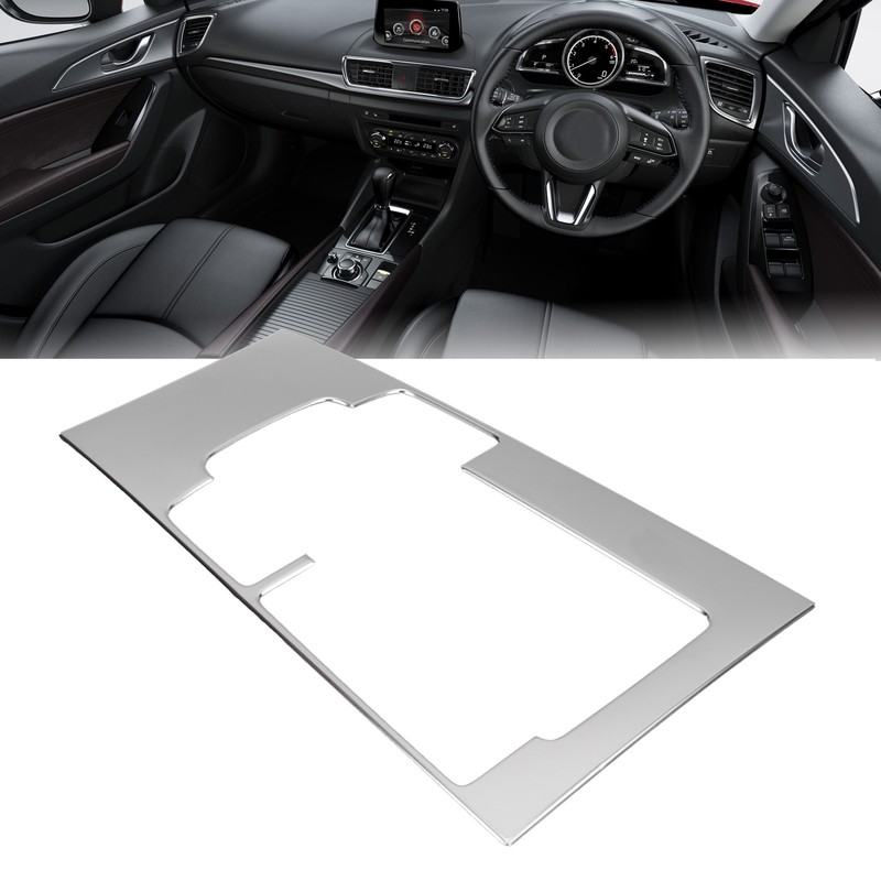 Gear Shift Panel Frame Trim Stainless Steel Decor Replacement for