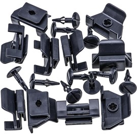 Rexka 10 Sets Front Fender Liner Bumper Cover Retainer Clip for Toyota Highlander, RAV4, Tacoma 53879-0R010 53879-28010