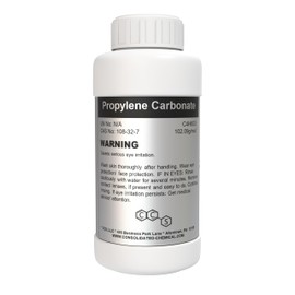 Propylene Carbonate High Purity Solvent - New Tamper-Evident Sealed Bottles (1000mL (32 Fl Oz))