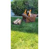 Mont Alpi MAFP Flat Packed Portable Outdoor Fire Pit Square