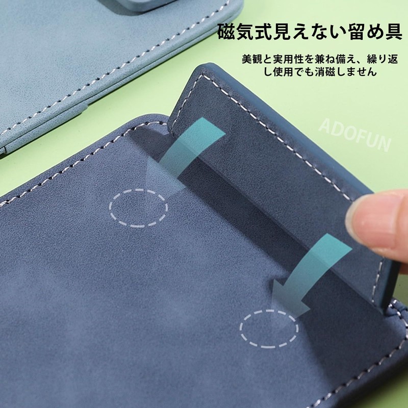 ADOFUN A5 Clipboard Binder PU Leather Clip File Thin Waterproof