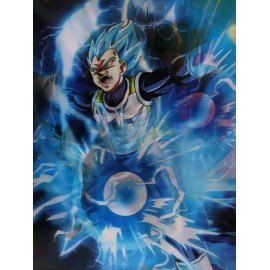 3D  Lenticular Poster 3-in-1 SSJ VEGETA, VEGETA SSGBLUE !!! 🧊  🔥 🔥 🔥 🐉